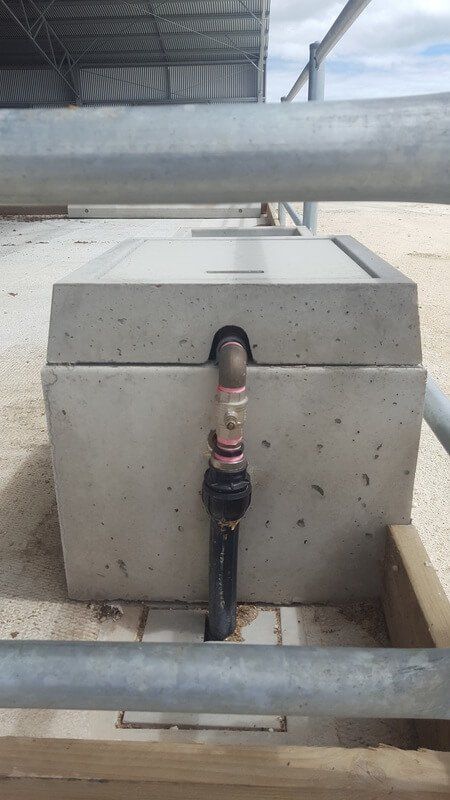 Shed Addition - Trough Inlet