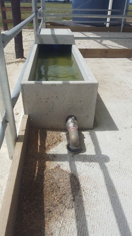 Shed Addition - Trough Outlet