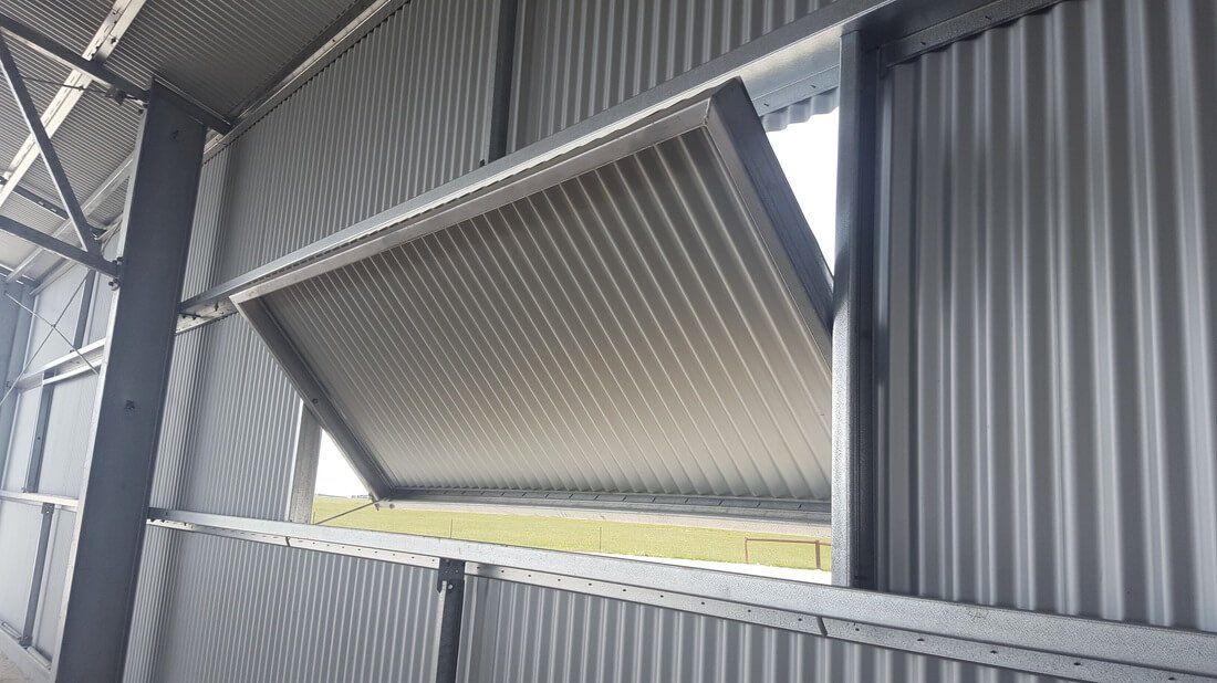 Shed Addition - Wall vent