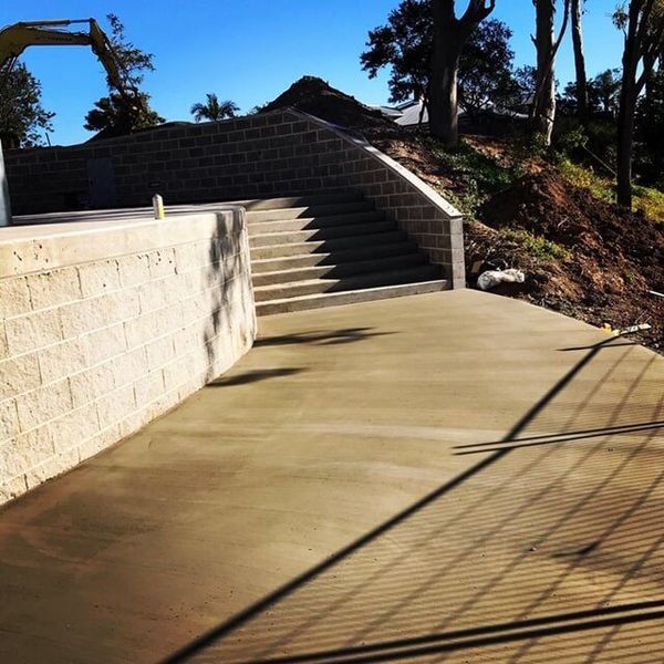A pathway leads to stairs — Wal's Concreting Service Pty Ltd in Casino, NSW