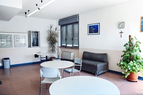 sala d'attesa per prelievi