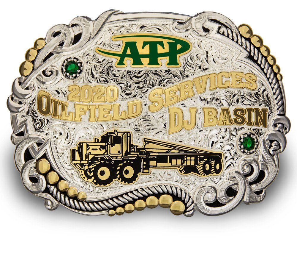 Breeders Invitational Derby Limited Open Champion Cutting Horse Trophy Award Buckle Sterling