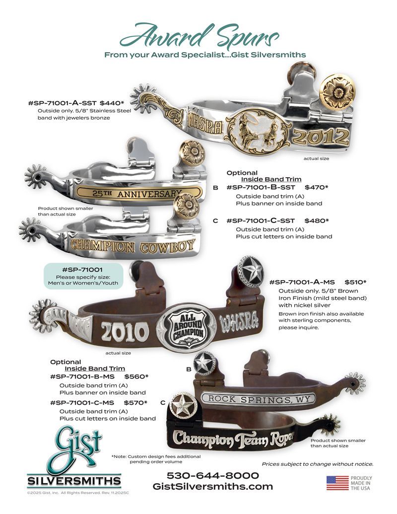 Award Spurs catalog