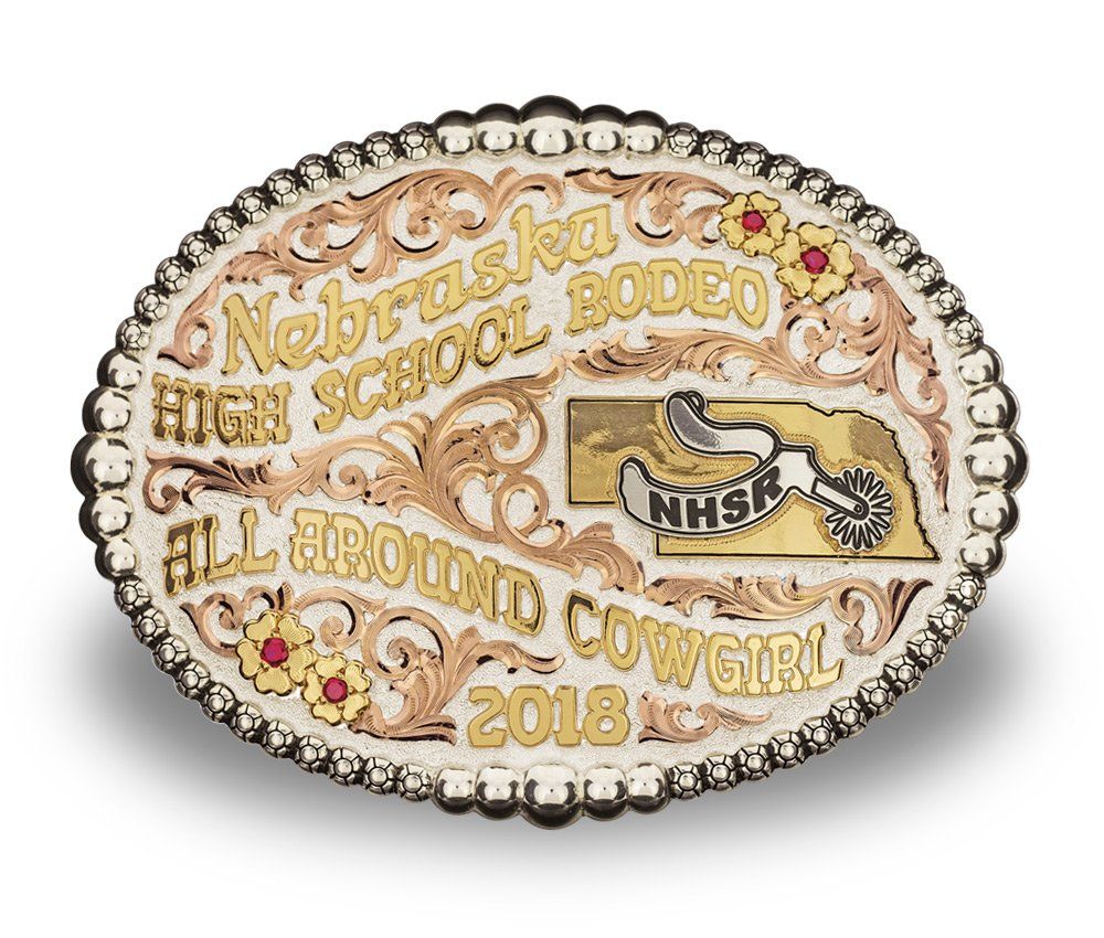 THSRA Team Texas World Champions NHSFR custom buckle