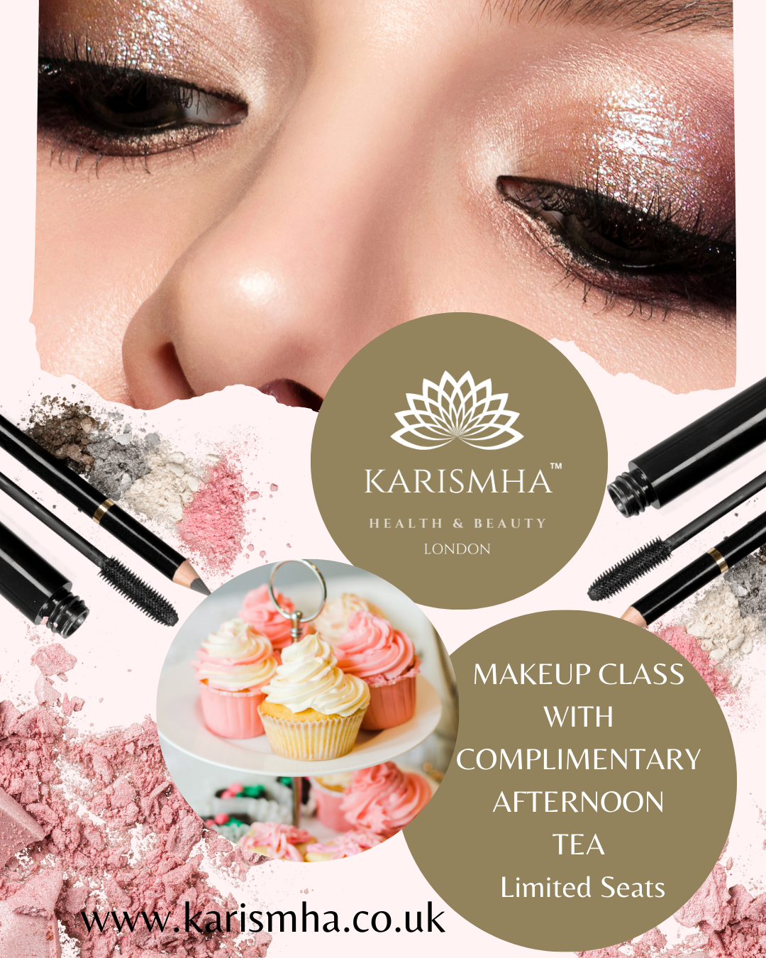 Adult Makeup Masterclass With Complimentary Afternoon Tea