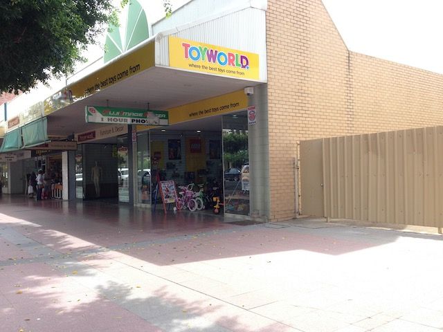 A toyworld store is located in a brick building — Tamworth Strata Management Services in Moree, NSW