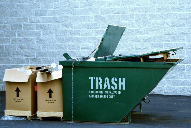4-yard dumpster spaces