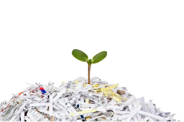 papers recycled
