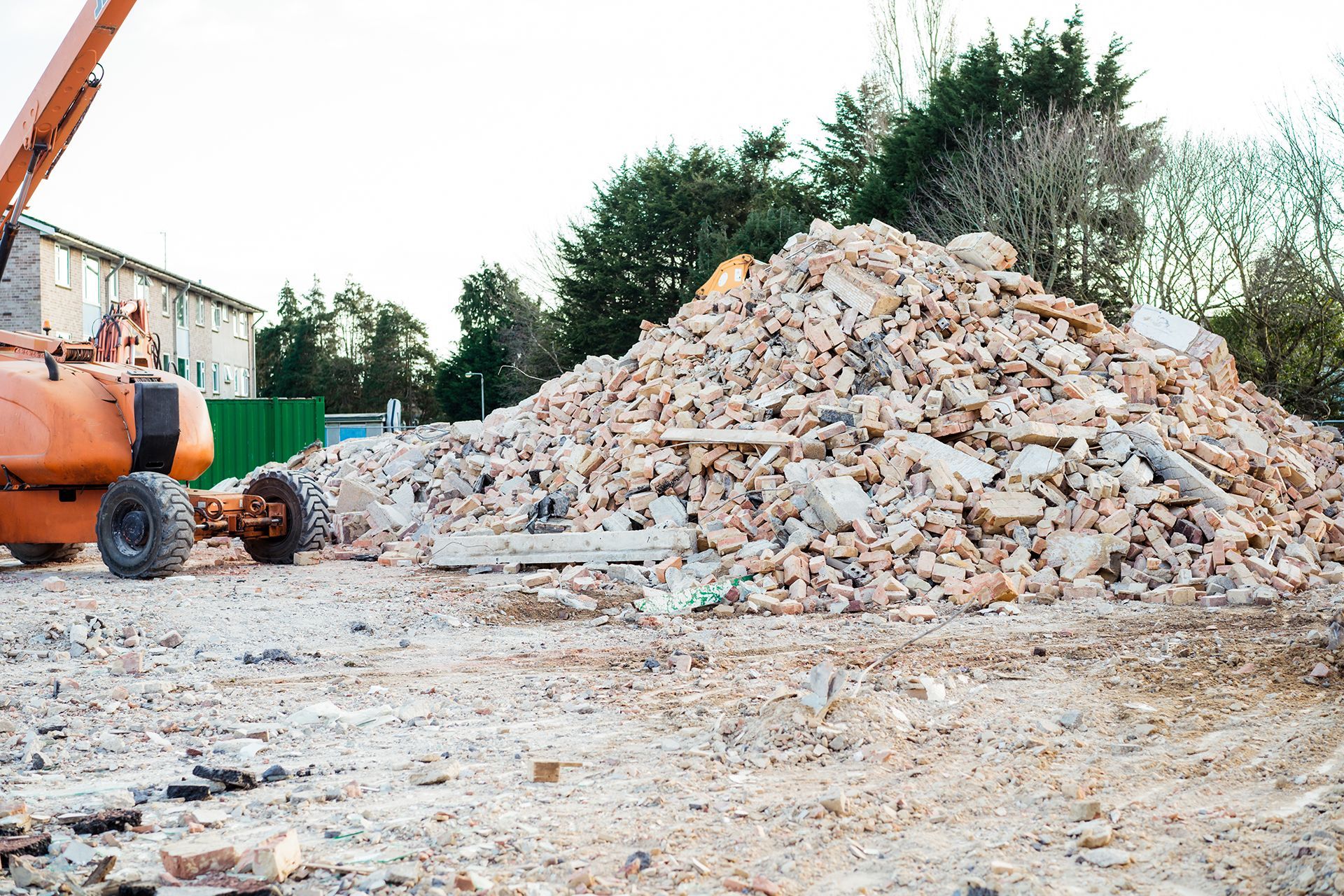 Debris in Construction Site