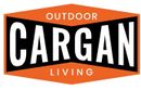 Caragan Outdoor Living logo in black, white, and orange with bold text