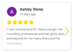Google review from international patient for My Brazilian Doctor
