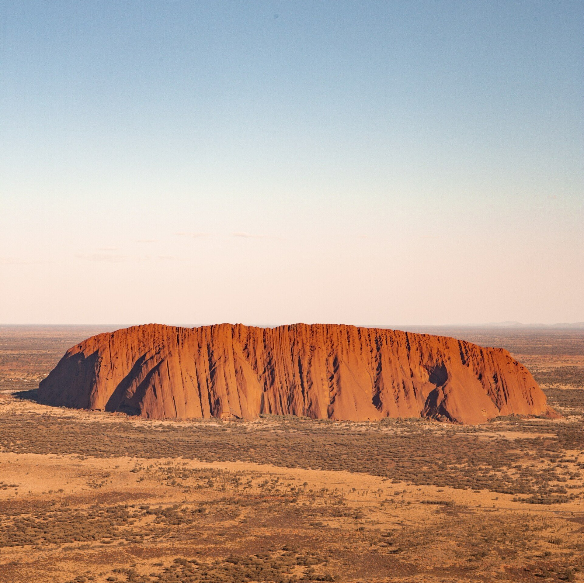 Alice Springs aerial view