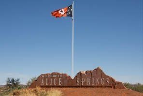 Alice Springs aerial view
