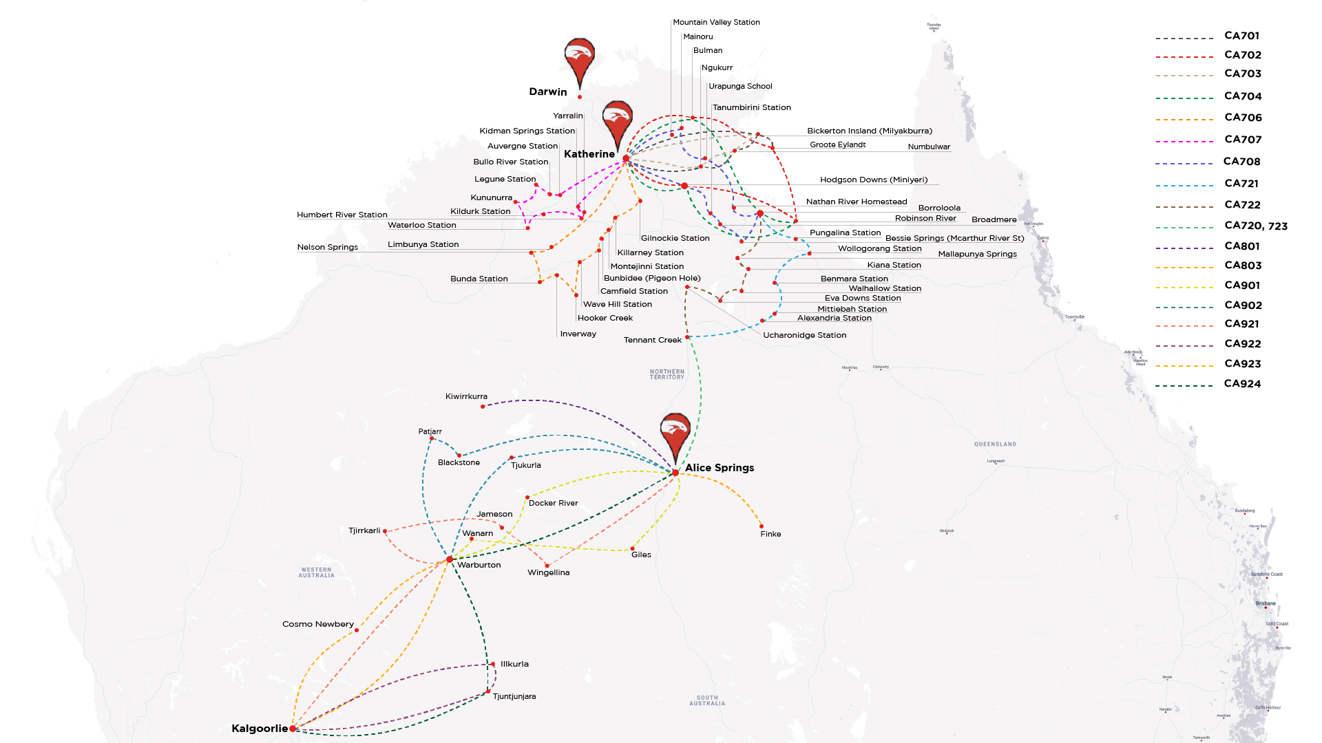 Mail Plane routes