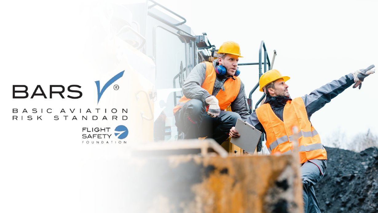 Four Fly in Fly out men standing in a construction ground