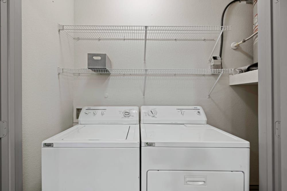 At Home Washer and Dryer at The Marquis at Brushy Creek