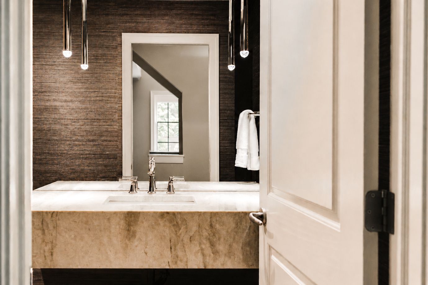 Taj Mahal Granite Powder Room Vanity Job 21225