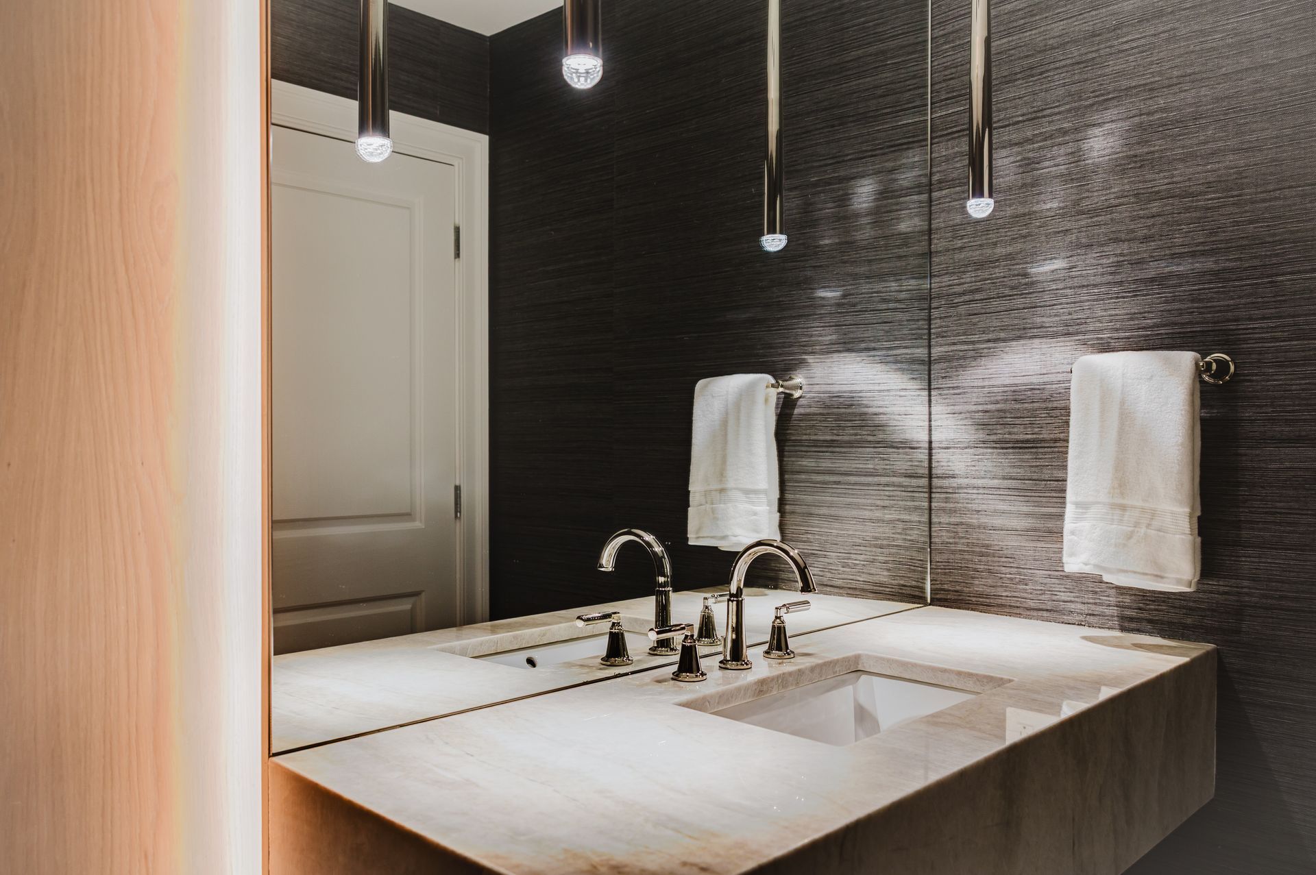 Taj Mahal Granite Powder Room Vanity Job 21225