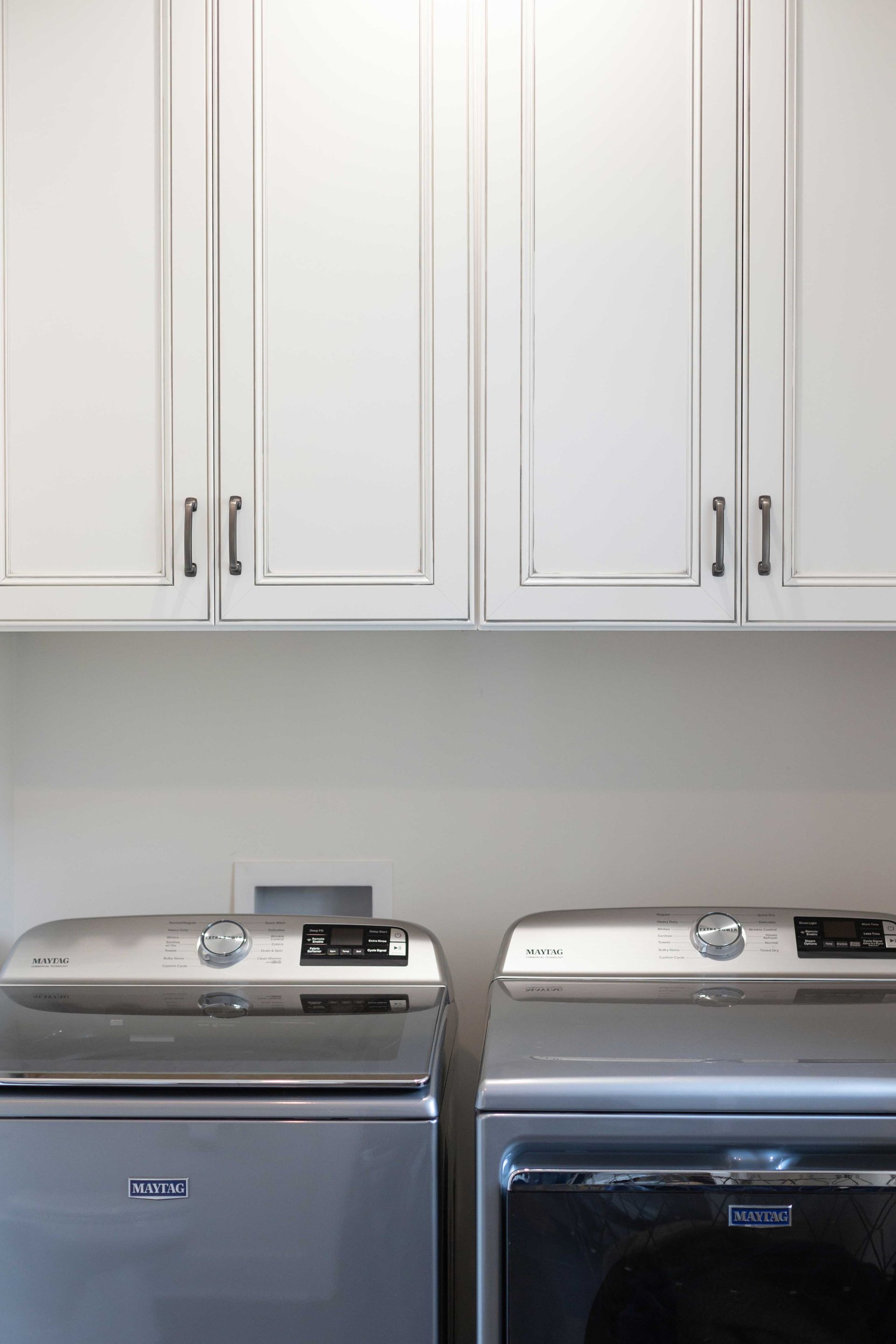 Waypoint Painted Pewter Glaze Cabinets