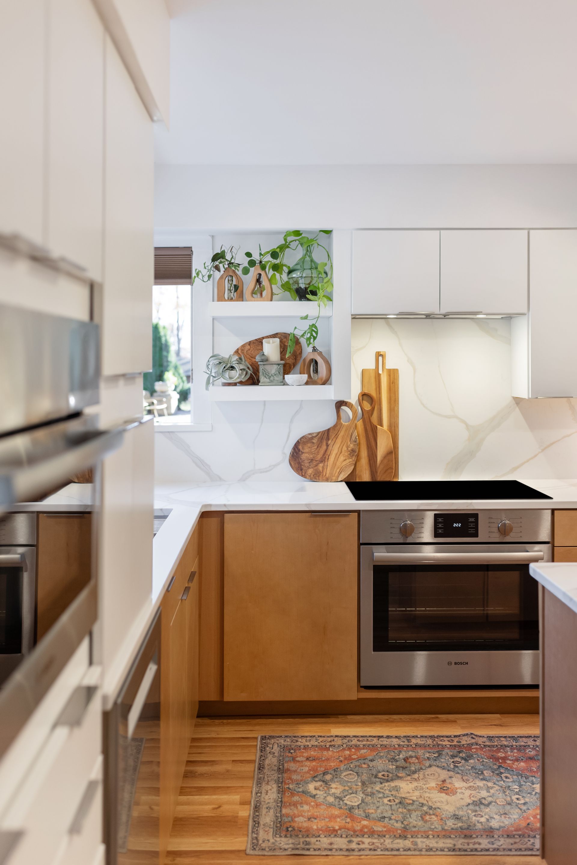 Vision Calacatta Gala Quartz Island, Countertops, and Backsplash