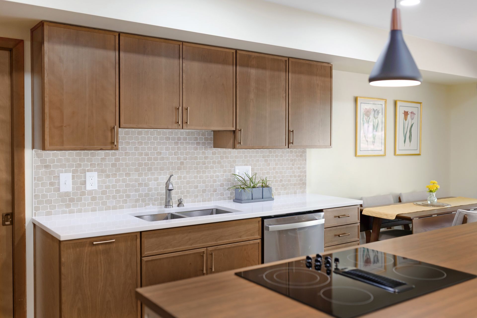 Waypoint Cabinetry in Cherry Amber 