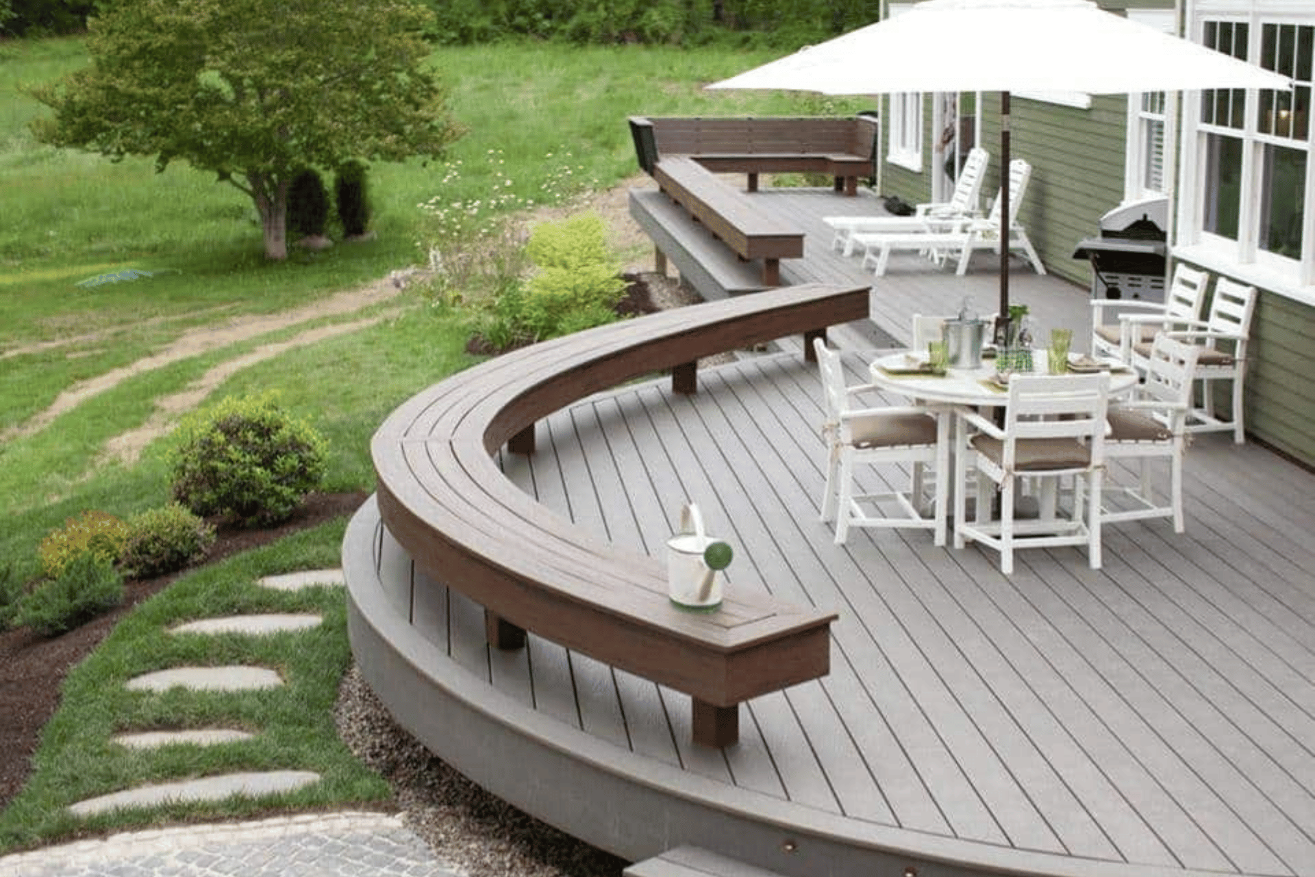 Expert Curved Deck Design Jacksonville - Duval Deck Experts