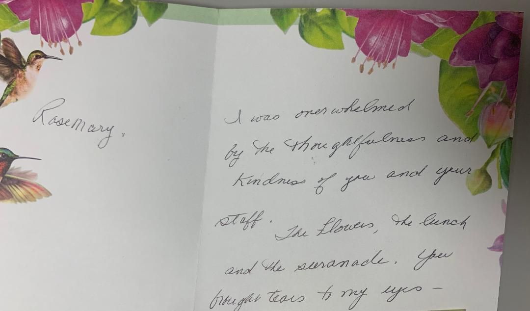 Handwritten Notes - Thomas and Anderegg
