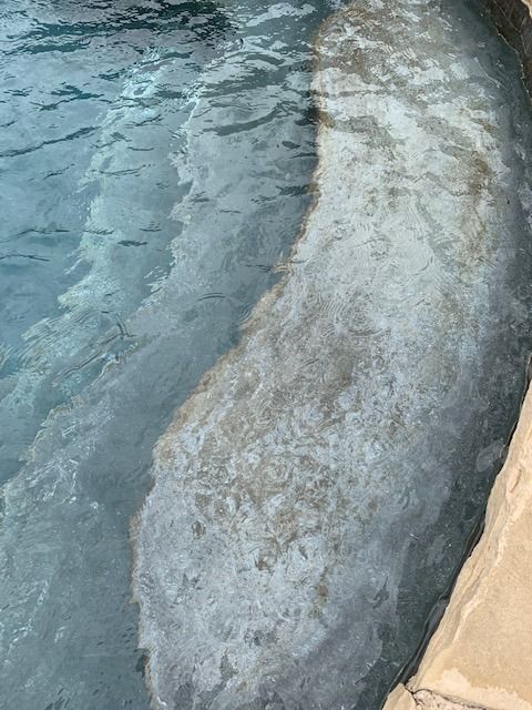 Replaster pool picture of delamination