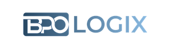 A logo for bpologix is shown on a white background