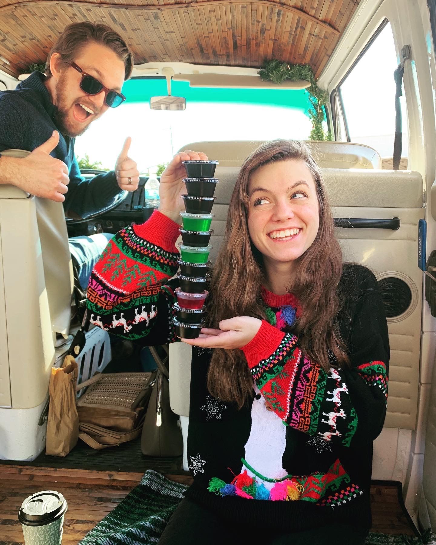 Jello shots being tossed during the MainX24 parade in Chattanooga, TN