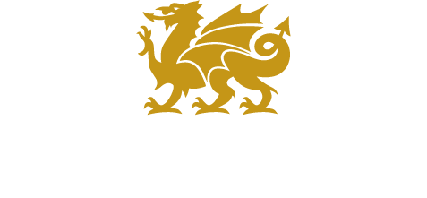 A gold dragon is on a white background.