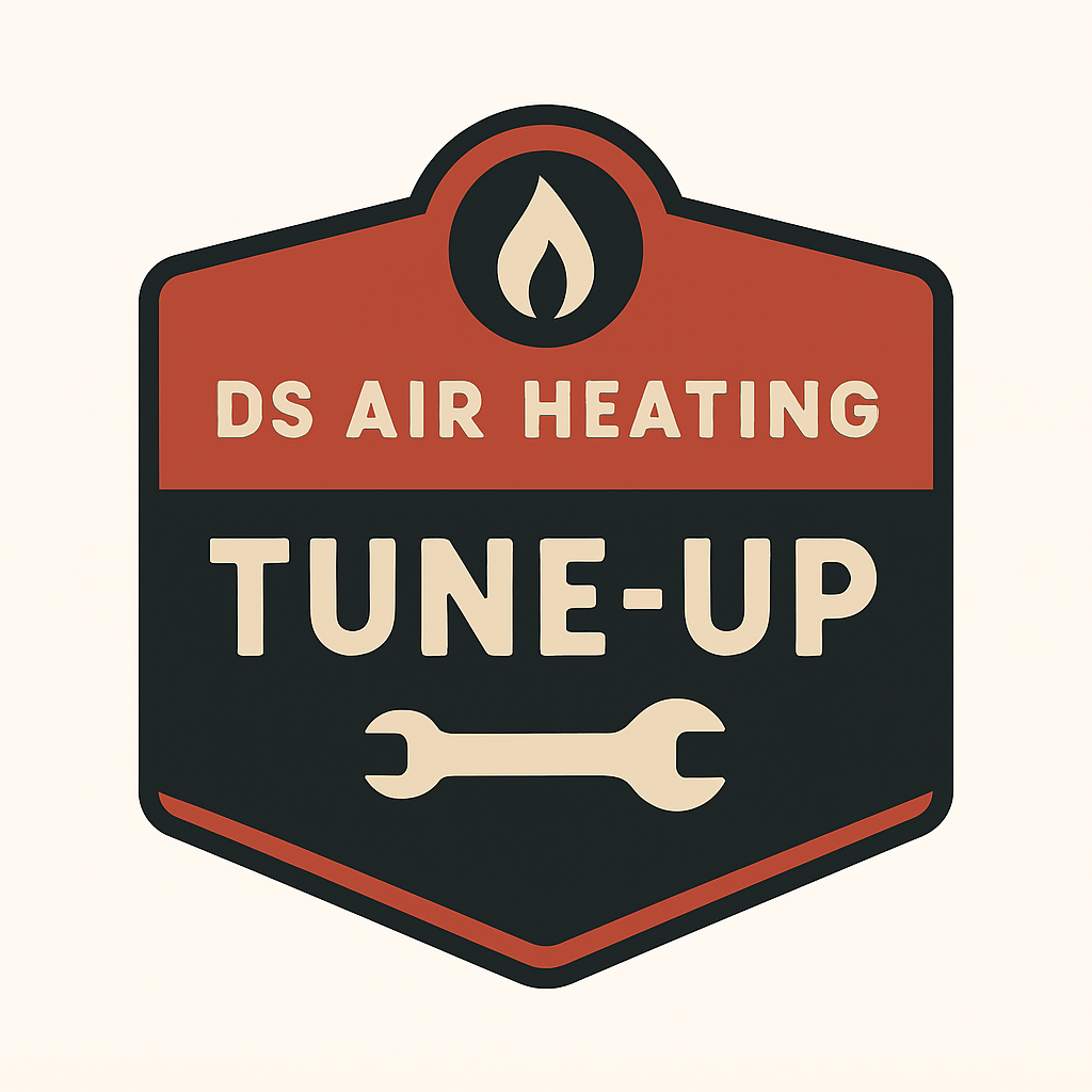 D’s Air & Heating tune‑up badge
