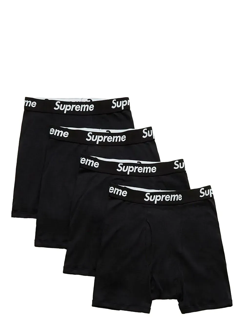 Supreme pack 4 bóxeres tagless x Hanes talla M