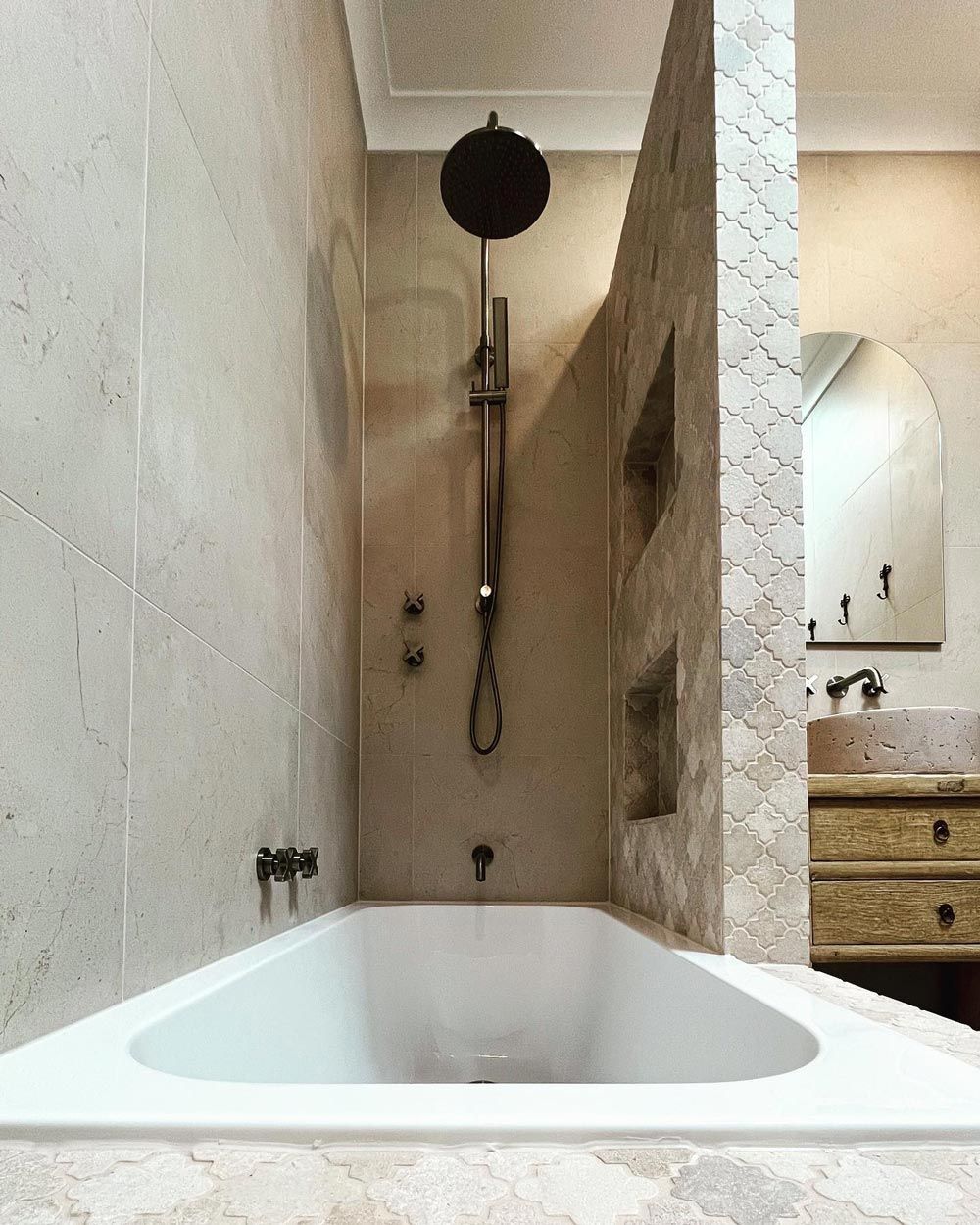 Shower with Tub — Plumber in Wollongong