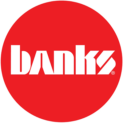 A red circle with the word banks on it