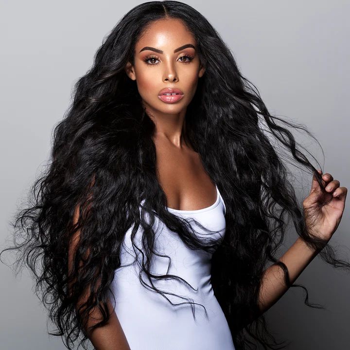 VIRGIN HUMAN HAIR WIG - TRANSPARENT(13