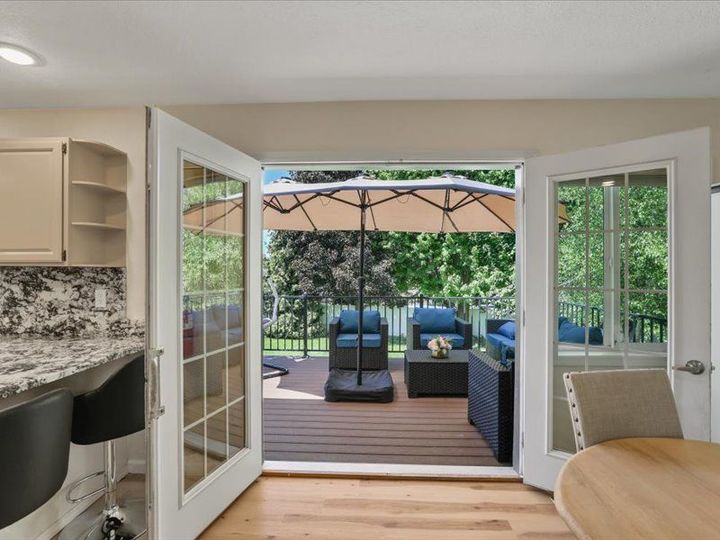 Back deck from Kitchen