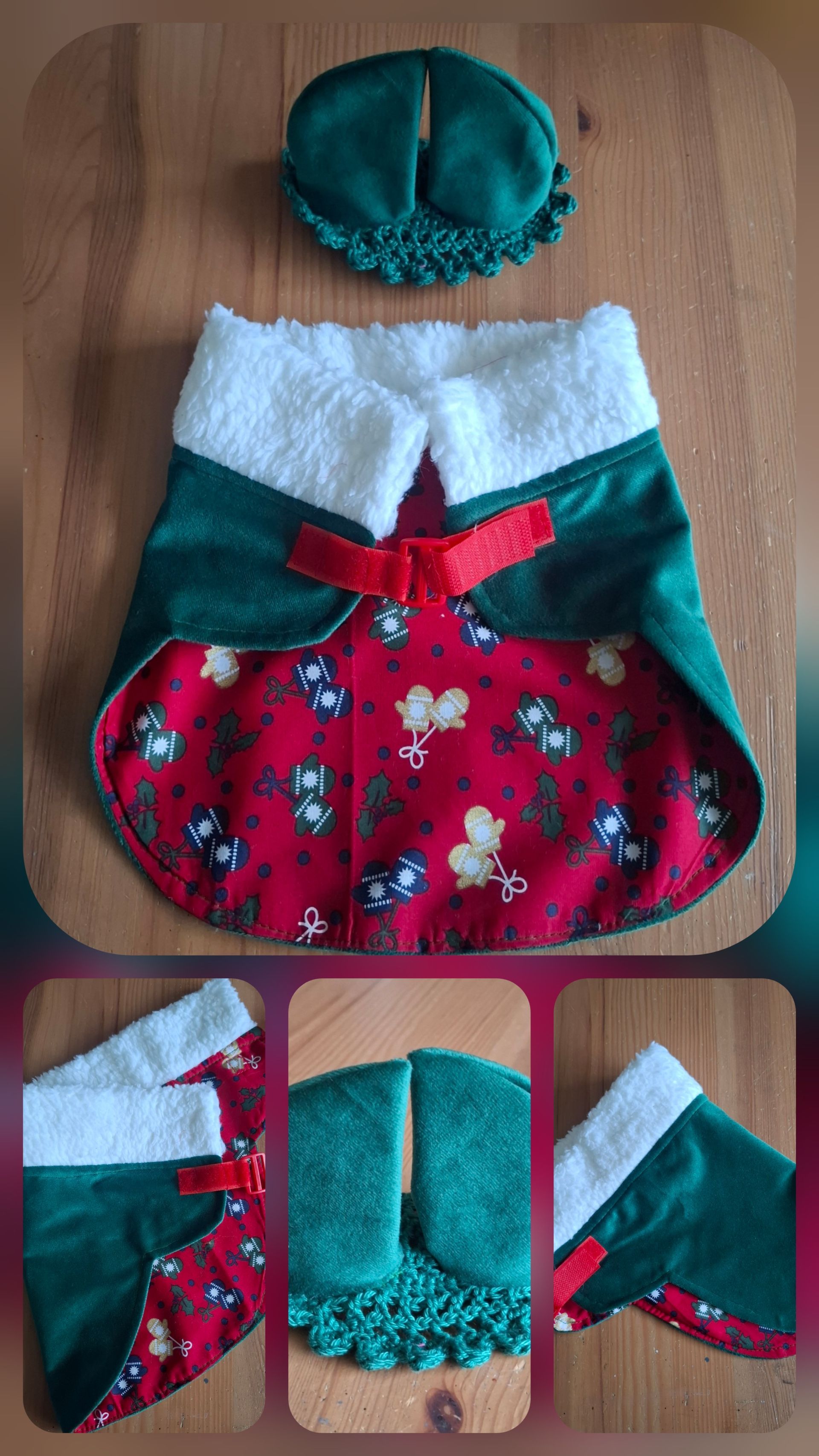 Groen kerst setje van Dekentje en Oornetje