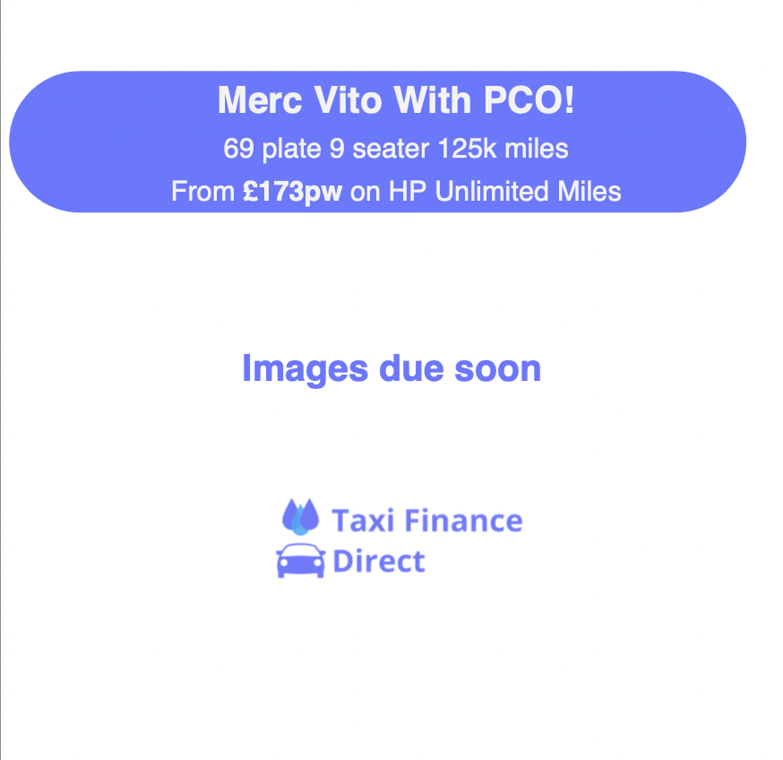 Mercedes Vito With 69 plate with PCO!