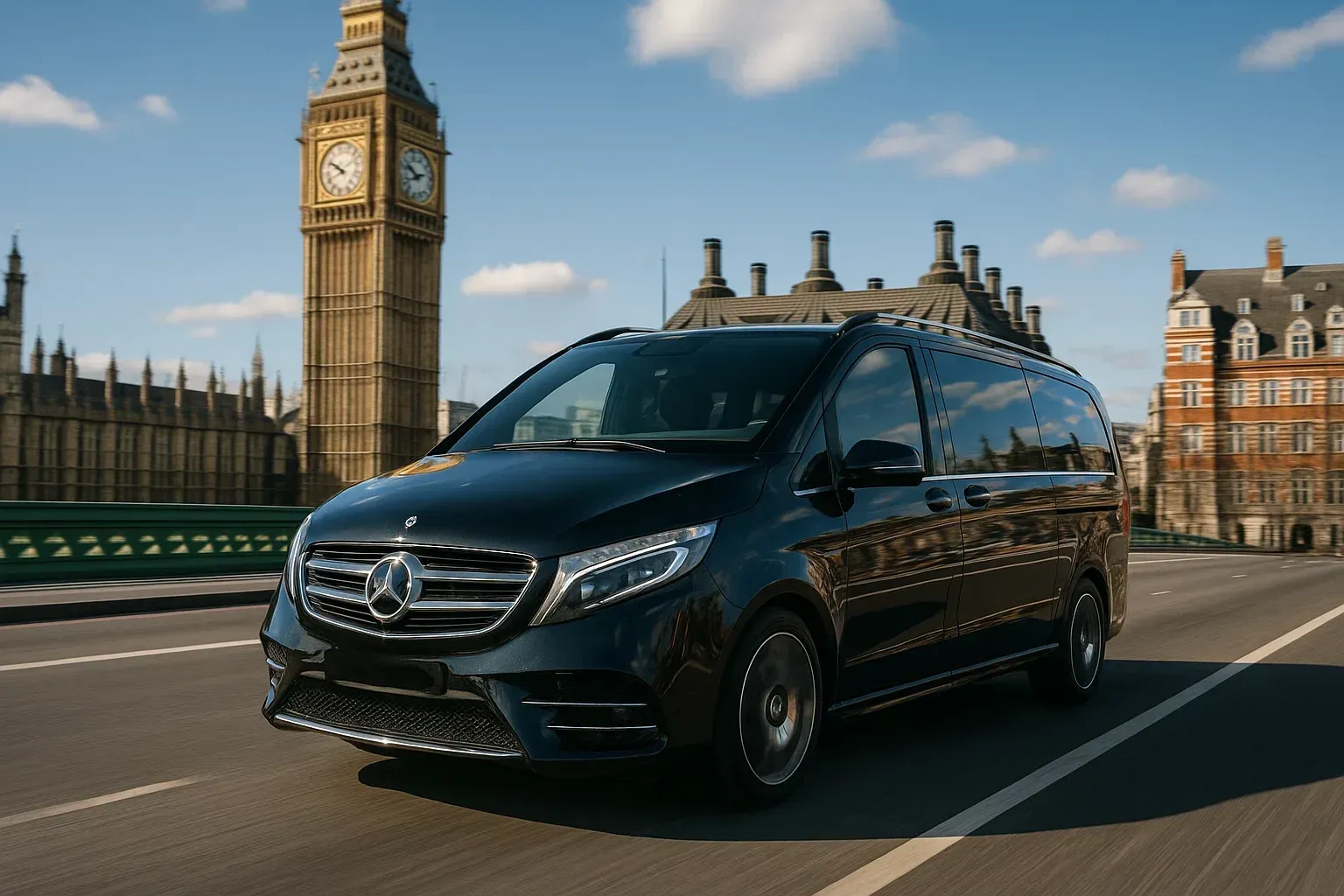 Mercedes V-Class chauffeur vehicle for executive travel
