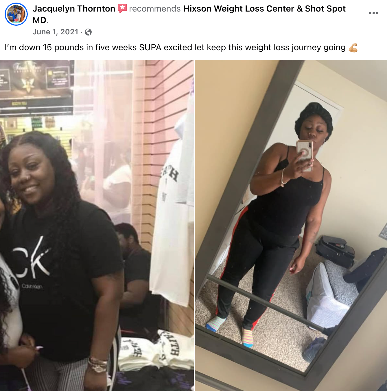 A woman is taking a picture of herself in a mirror.