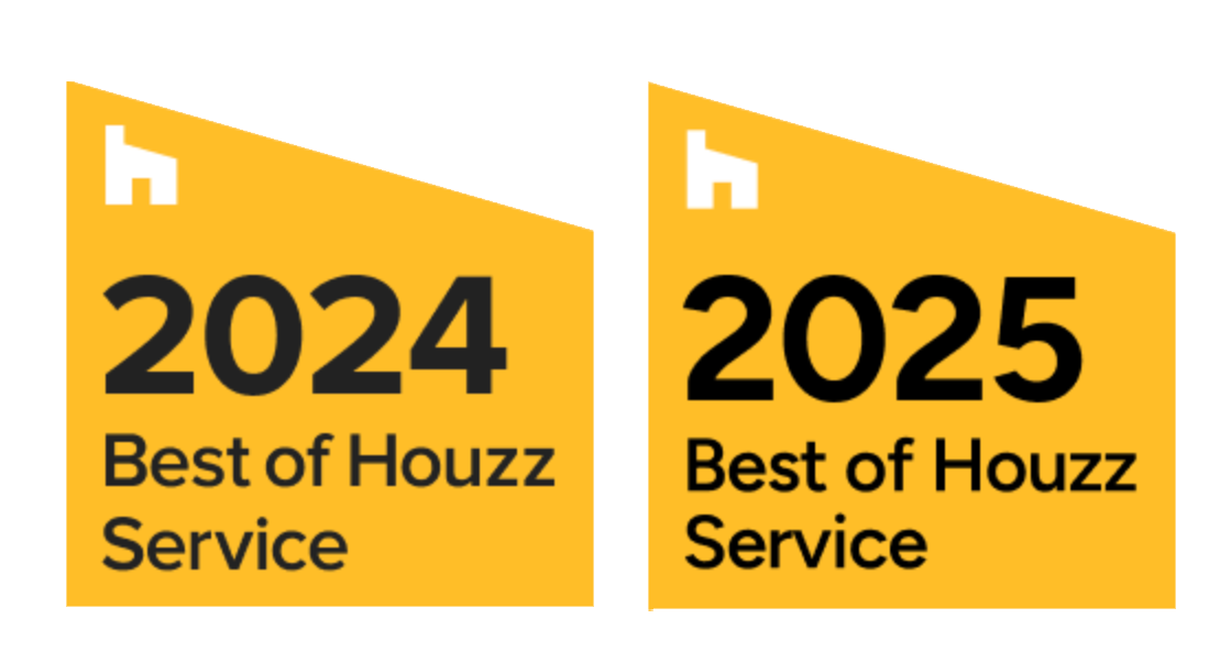 2024 and 2025 Best of Houzz Service gold badges
