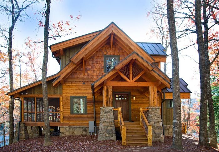  Natural Element Homes handles the design and material craftsmanship their name is known for.