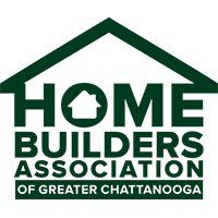 Home Builders Association logo in dark green with house roof icon and text “OF GREATER CHATTANOOGA”