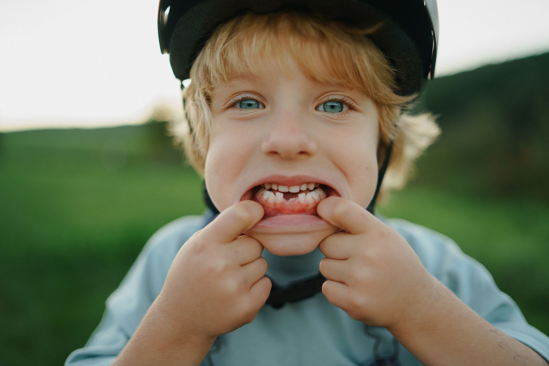 Small Boy Showing Missing Tooth — La Crosse, WI — Gentle Family Dentistry Small Boy Showing Missing Tooth — La Crosse, WI — Gentle Family Dentistry