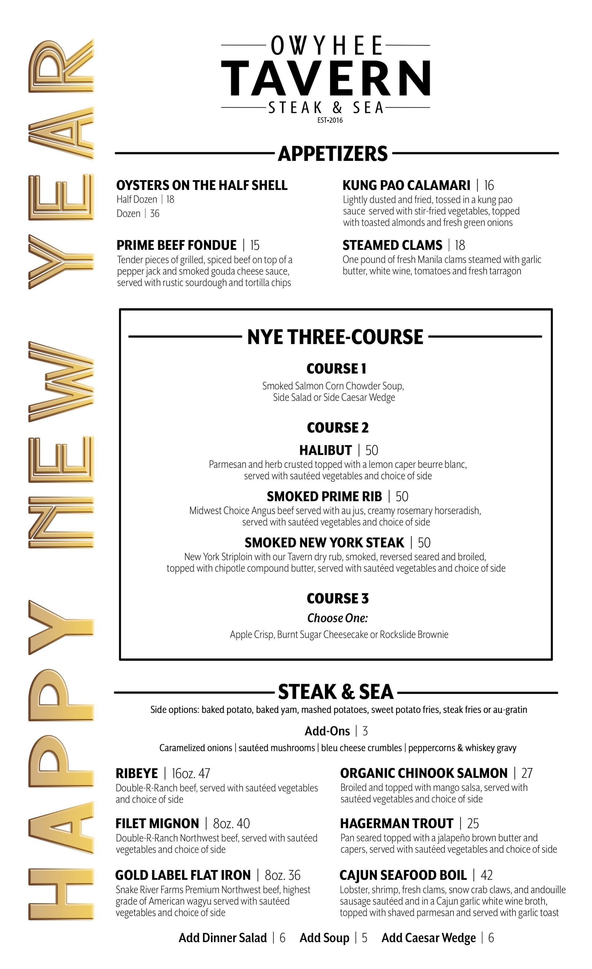 Owyhee Tavern Steak And Seafood Restaurant