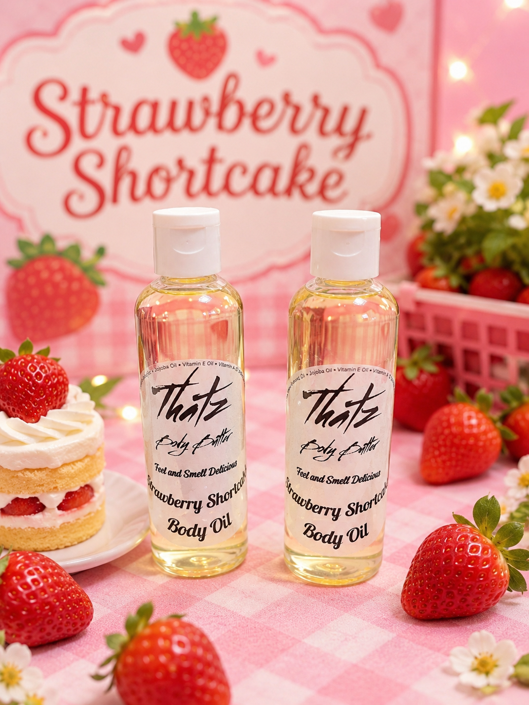 ThatZ Body Butter - Body Oil: Strawberry Shortcake