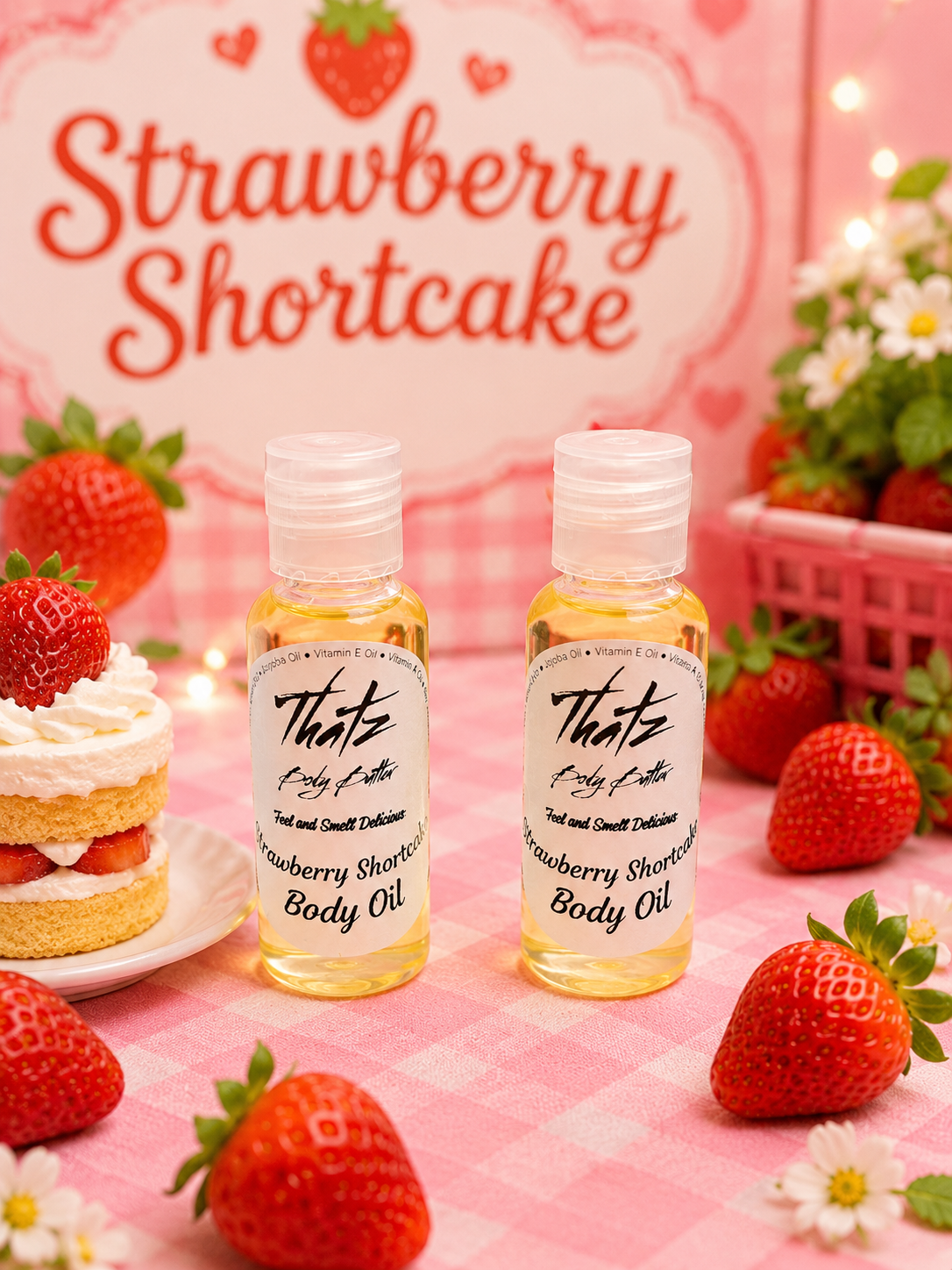 ThatZ Body Butter - Body Oil: Strawberry Shortcake