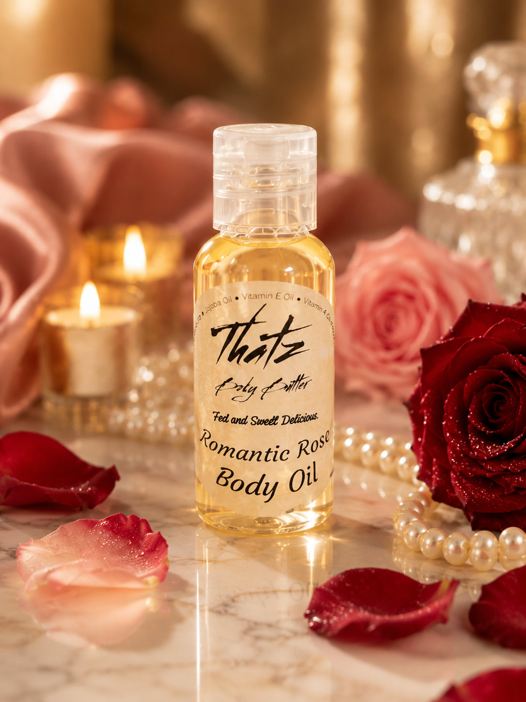 ThatZ Body Butter - Body Oil: Romantic Rose