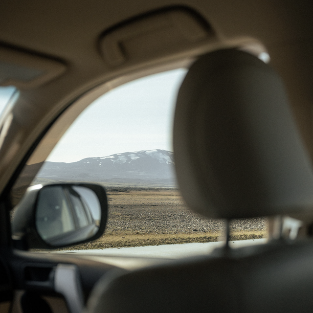 Luxury interior of modified expedition vehicle for private travel Iceland